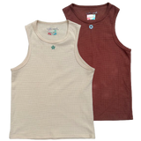 Waffle Knit Tank - 2Pack