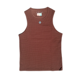 Waffle Knit Tank - Chocolate